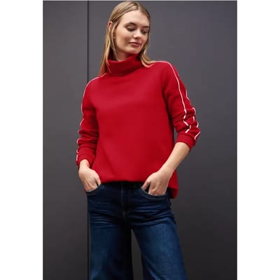 Sweater met opstaande kraag