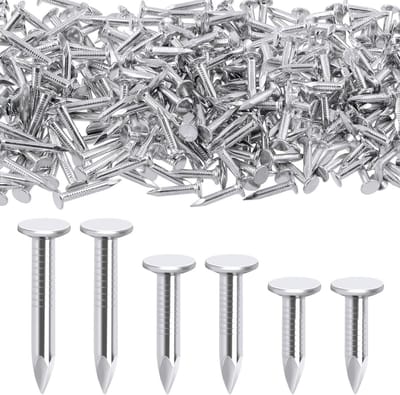 Dakviltnagels - Daknagels Leisteenstiften - Dakbedekking Bevestigen - Gegalvaniseerd Koolstofstaal - 400 stuks 3 maten - Zilver