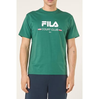 FILA Doccia Relaxed Logo Graphic T-shirt Posy Green Taglia: S | T-shirt stampate Outlet | Uomo | Verde