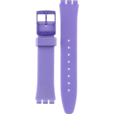 Swatch Plastic - Originals Medium (34mm) /Access/Solar/Musicall/Stop - G/SK/SL/SR/SS/SO28 ASO31V100 Perfect Plum Horlogeband
