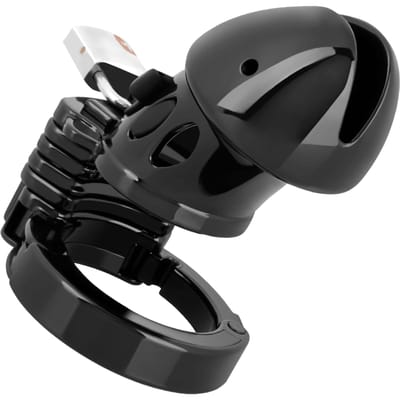 Mystim - Pubic Enemy No 1 Cock Cage Black Edition