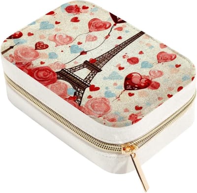 Sieraden Organizer - Juwelendoosje - Sieraden Opbergen - Dubbele Verdiepingen - 15.5 x 10.5 cm - Multicolor