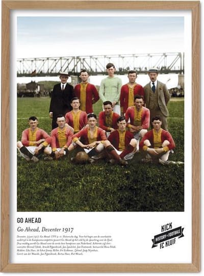 FC Kluif 'Go Ahead Eagles Kampioen' poster - Retro Go Ahead Poster 1917 - 70 x 50 cm