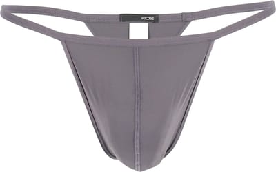 HOM Plume g-string (1-pack) - heren string - antraciet grijs