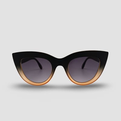 Montuurtjevoorjou - Cat Fade - Zonnebril - Dames zonnebril - Cat Eye - Zwart