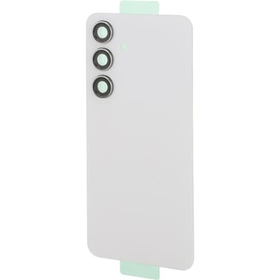 Remplacement de la vitre arrière du Galaxy S24 avec ruban adhésif préinstallé pour objectif d'appareil photo blanc