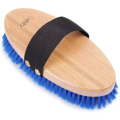 QHP Borstel Color Zacht Kobaltblauw - One size