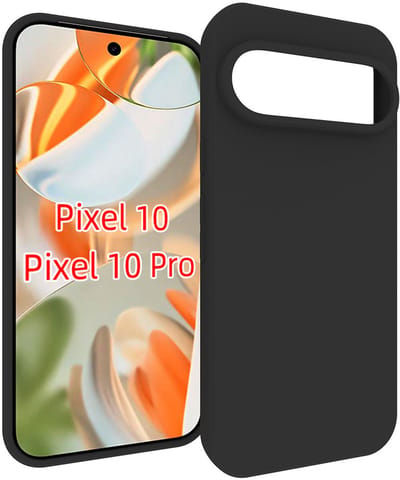 MobyDefend Hoesje - Geschikt voor Google Pixel 10 / Google Pixel 10 Pro - TPU Backcover - Mat Zwart