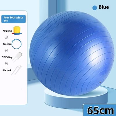 Ballon de Yoga Épais Antidéflagrant 65/75/85 cm pour Rééducation Postnatale Pilates Équipement de Gymnastique à Domicile