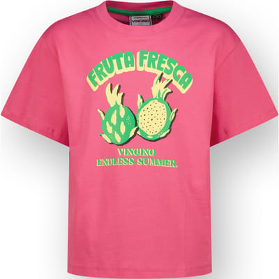 Vingino Girls Heike T-shirt Sangria Sunset Size: 10 | T-shirts Outlet | Unisex | Roze