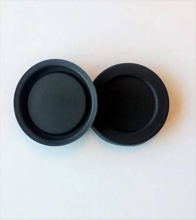2 st. Silicone afsluit deksels voor blikjes - bier fris blik afsluiter - Zwart