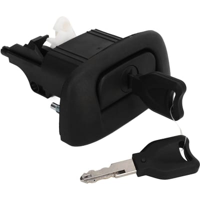 Serrure de Hayon Coffre avec 2 Clés Étanche 7700431773 Noir Remplacement pour Platina black