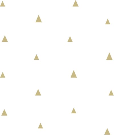 Origin Wallcoverings behang grafische driehoeken wit en goud - 347680 - 0,53 x 10,05 m