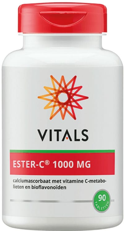 Vitals - Ester C 1000 mg - 2 x 90 tabletten - Voordeelverpakking