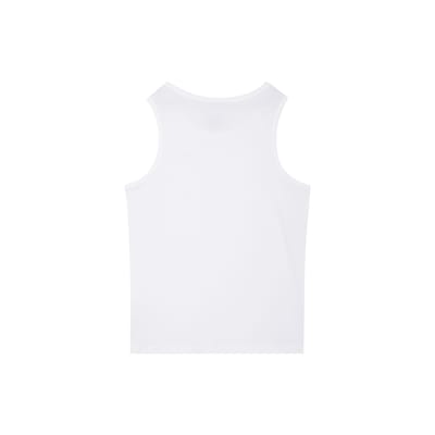 Débardeurs Nike Homme Blanc Col Rond Modéré AR6070-100 L