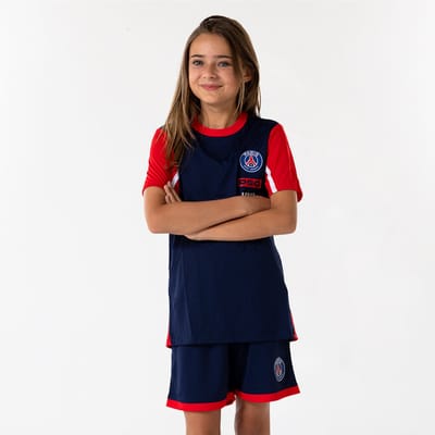 PSG Voetbaltenue Thuis 2025-2026 - Voetbal Tenue Kinderen - Shirt en Broekje - Jongens en Meisjes -- Maat 116