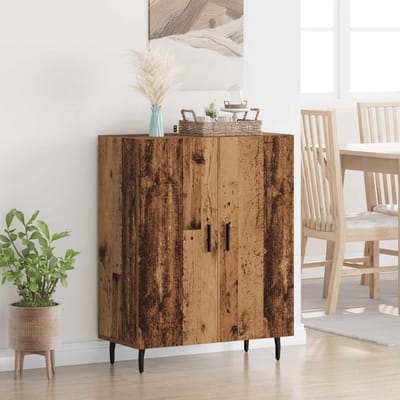 vidaXL - Dressoir - Oudhout - 69,5 - x - 34 - x - 90 - cm - Bewerkt - hout