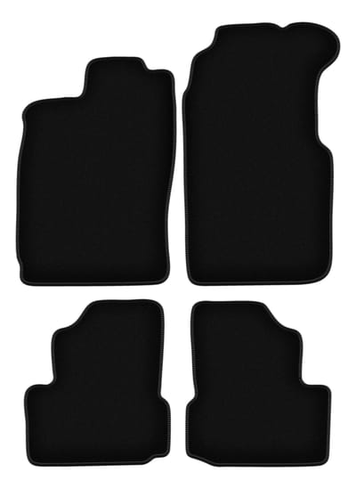 BASIC zwarte veloursmatten voor: Saab 900 II cabrio (1994-1995)