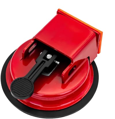 Vloergereedschap met zuignap - Plankengrijper reparatie - Vloeren leggen - Gelijkmatige krachtverdeling - 12 cm diameter - Zwart