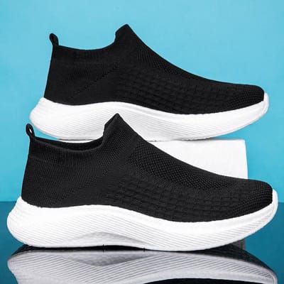 Nieuwe Schoenen Heren Loafers Lichtgewicht Wandelen Ademend Zomer Comfortabele Casual Schoenen Heren Sneakers Plus Stel 46 white