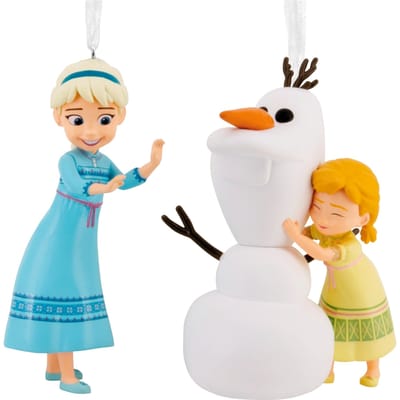 Hallmark Figural Frozen Elsa & Anna Tree Ornament