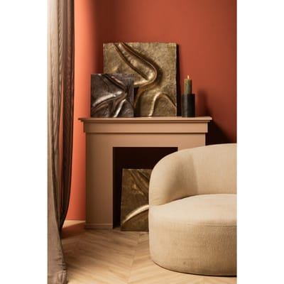 PTMD Wandpaneel Gihan - 55x5x55 cm - Aluminium - Goud
