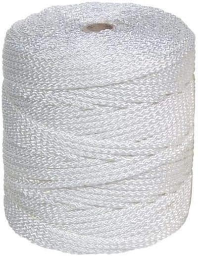 Gevlochten touw - Polyamide touw - Bevestigen - Sterk en duurzaam - 100 meter - Wit