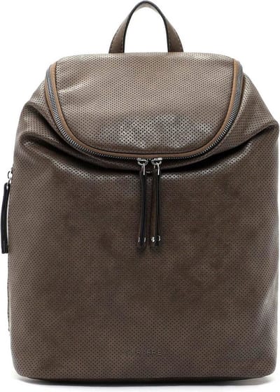 SURI FREY Rugzak met laptopvak Vany Backpack Mud Donkerbruin