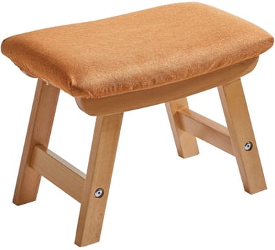 Unyqoos ® Houten Multifunctionele Voetenbank met Afneembare Bekleding en Antislipmat voor Alle Kamers