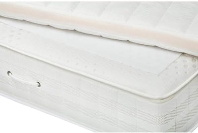 Matrasonderlegger - Boxspring overlay - Voorkomt schuiven - Sterke antislip grip - 60x170cm - Wit