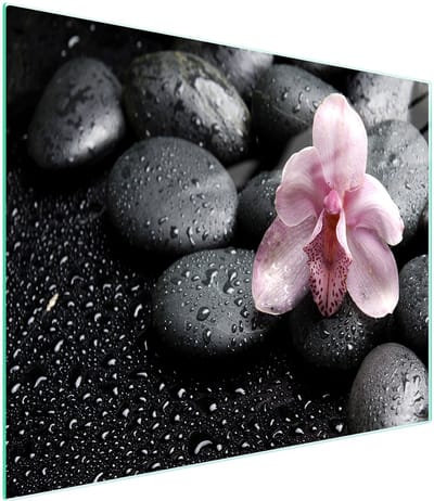 TMK ArtDeko - Orchidee Snijplank - Glas - 52x30 cm - UV Gedrukt