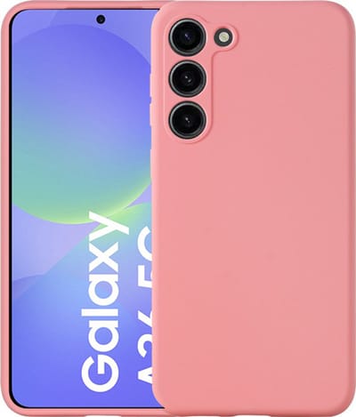 Hoesje geschikt voor Samsung Galaxy A36 hoesje zacht siliconen- Arara backcover - Roze