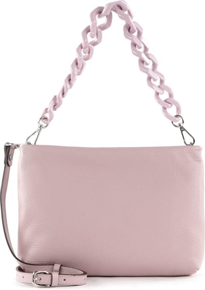 GIANNI CHIARINI Leren Schoudertas Avondtas Brenda Crossbody Bag Ninfea Roze