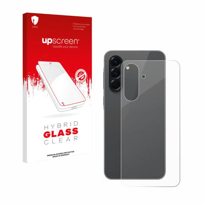 upscreen - Screenprotector voor Samsung Galaxy A56 5G (Achterkant) - Folie Beschermfolie Beschermglas transparant