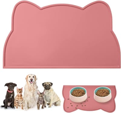 Famanu - Siliconen voermat antislip voor honden, katten en konijnen