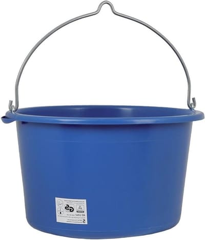 Bouwkuip Polyethyleen - Transport Kuip - Bouwplaats Gebruik - TÜV-GS Getest - 40 Liter - Blauw