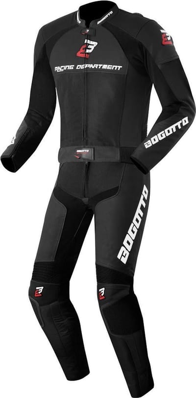 Bogotto Losail Zwart 2-Delig Motorpak - Racepak