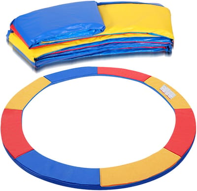 Multicolor trampoline randbescherming 8FT – beschermkussen tegen veren