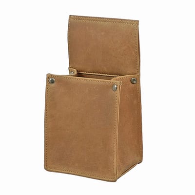 Houtkamp Leren Horeca Pinterminal Holster - Riem Holster voor mobiele Pinautomaat - Vintage Hunter Leer - Cognac Bruin