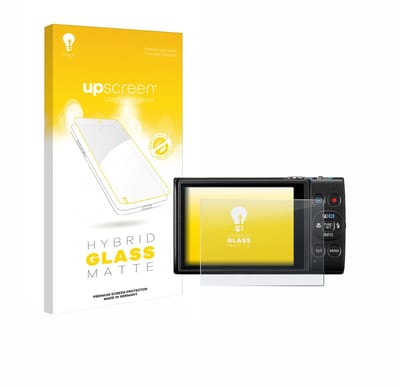 upscreen - Screenprotector voor Canon Digital Ixus 285 hs - Folie Beschermfolie Beschermglas matte