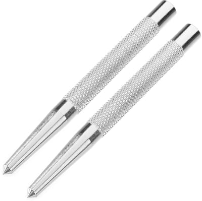 Center Punch Kit - Metaal Marker - Precies Markeren - Koolstofstaal Constructie - 1 Set - Zilver