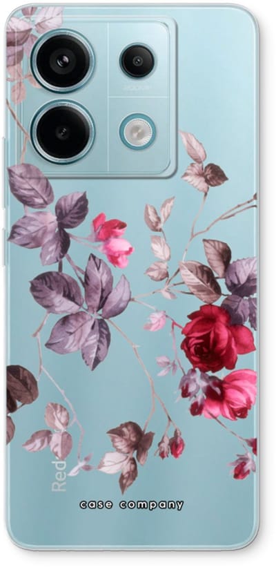 Case Company® - Hoesje geschikt voor Xiaomi Poco X6 hoesje - Mooie bloemen - Soft Cover Telefoonhoesje - Bescherming aan alle Kanten en Schermrand