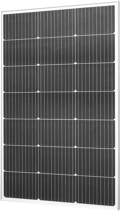 Monokristallijn zonnepaneel - PV-module 100 W - MC4-aansluiting - IP65 waterdicht - Aluminium frame - Off-grid gebruik - Voor balkon, camper en boot