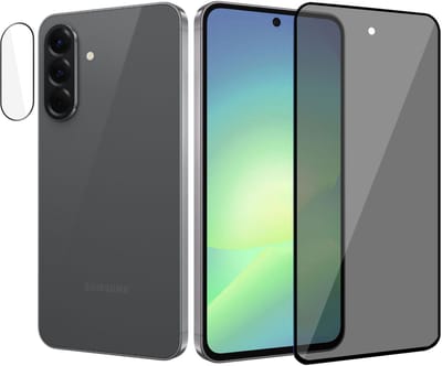 ChiGuard Privacy Screenprotector + Camera beschermglas geschikt voor Samsung Galaxy A56 / A36 Screenprotector - Beschermglas - Camera - Privé GuardCover