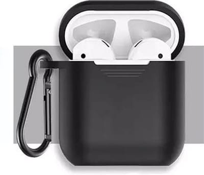 MIRO Zwarte case geschikt voor AirPods type 1 & 2