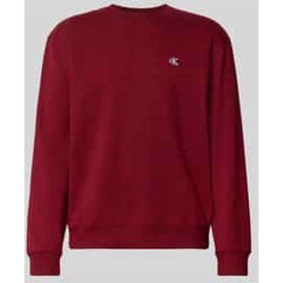 Sweatshirt met labelstitching
