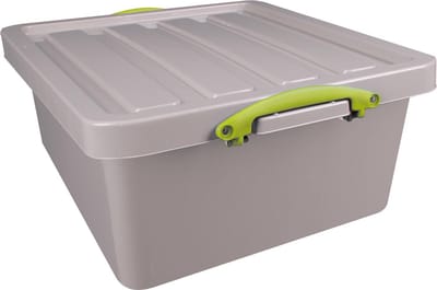 Really Useful Box Recycled opbergdoos 31,5 l, nestbaar, grijs