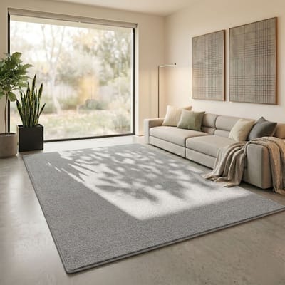 Floordirekt Velours Tapijt op Maat Dynasty - Loper met Zachte Fluwelen Pool - Zilvergrijs - 66 x 200 cm - Luxe, Comfortabel & Onderhoudsvriendelijk - Verkrijgbaar in Verschillende Maten voor Hal, Keuken & Woonruimte
