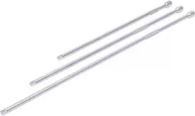 Weber-Tools 1/4'' verlengstukken set extra lang- 300/380/450mm 3-dlg