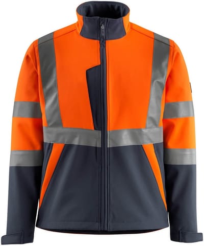 Mascot Safe Light Softshell jas 15902-253 - hi-vis oranje/donkermarine - 2XL
